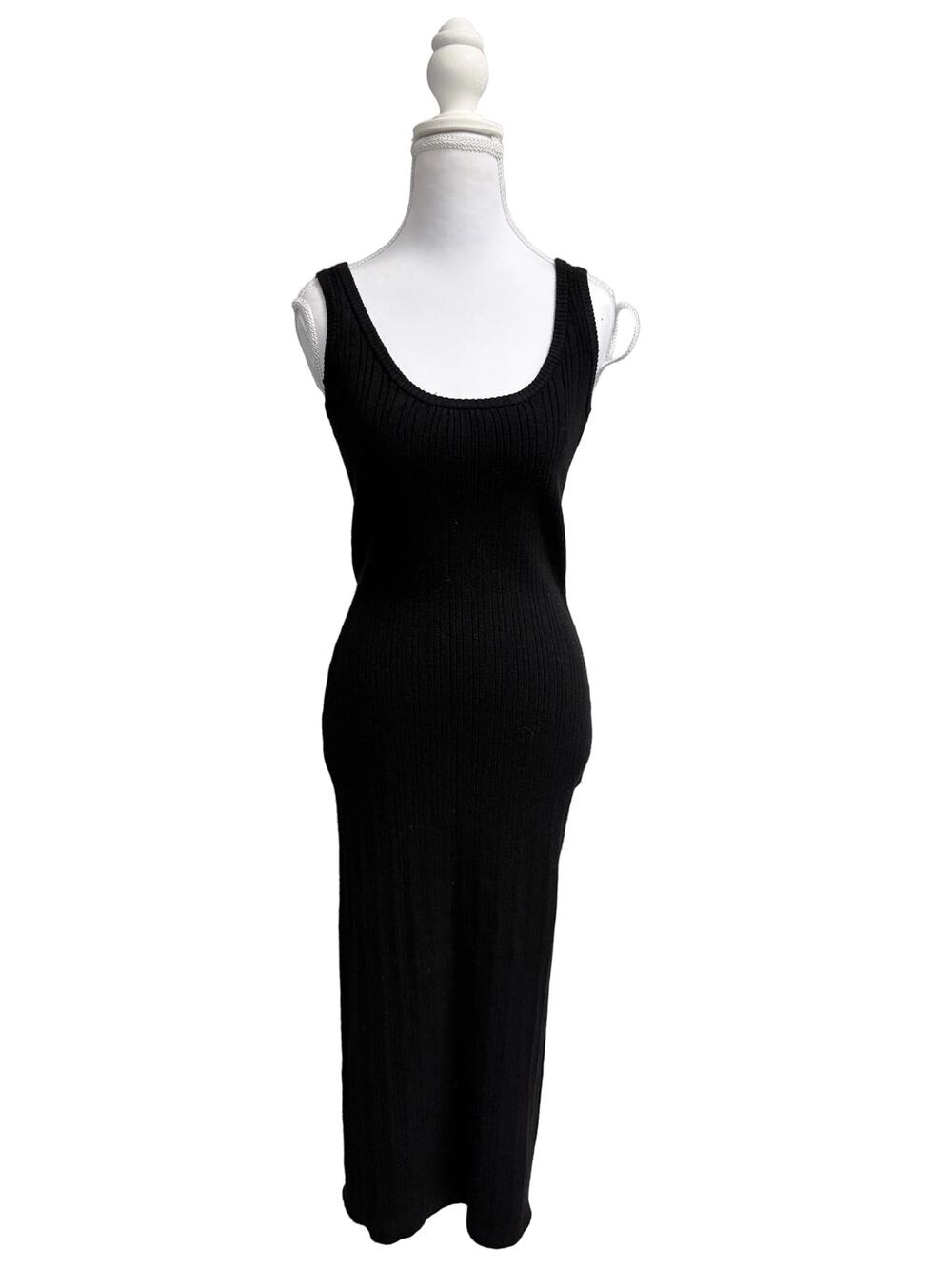 7 for all mankind black sleeveless dress, NWT